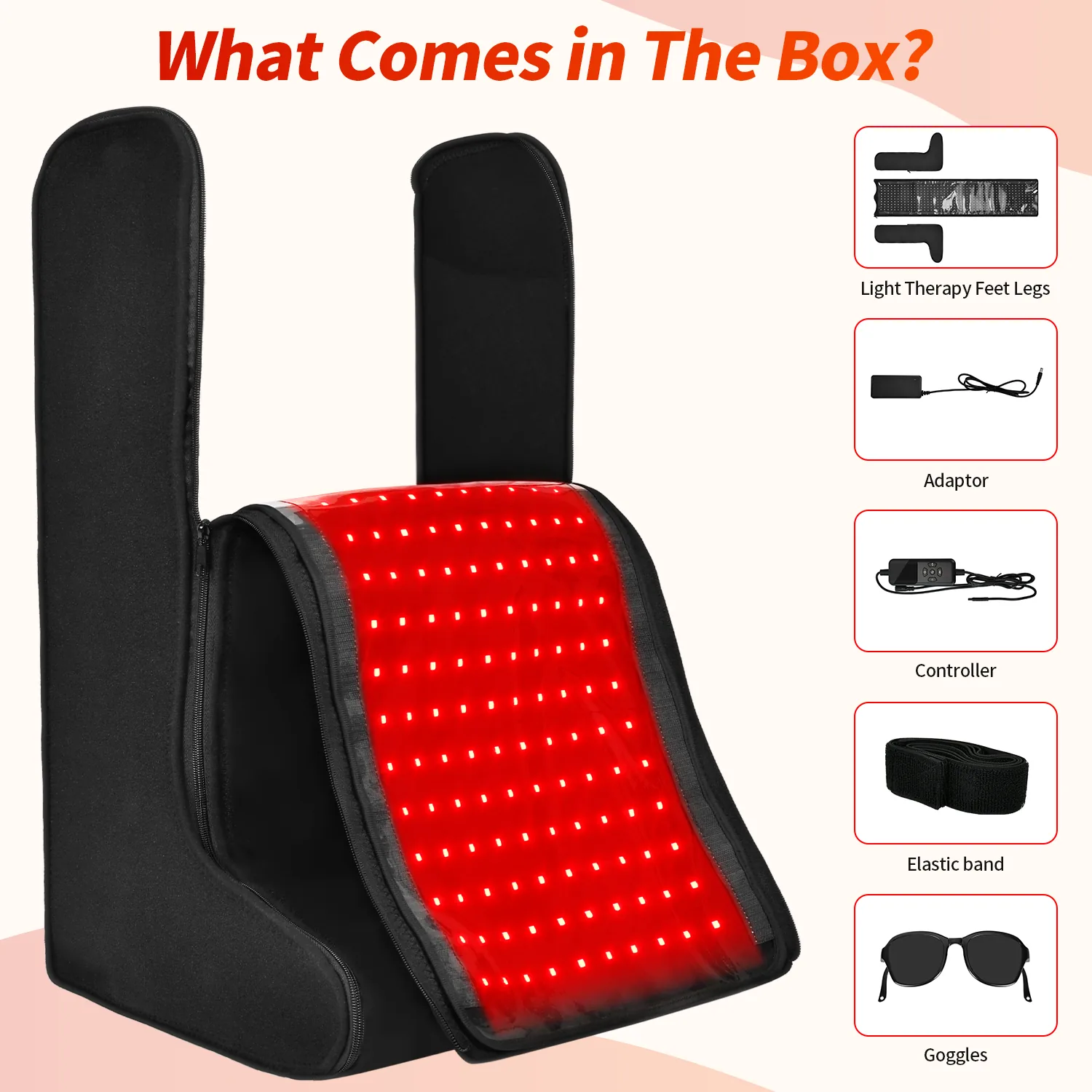 Full-Coverage Red Light Therapy Boot for Feet & Legs - Image 7
